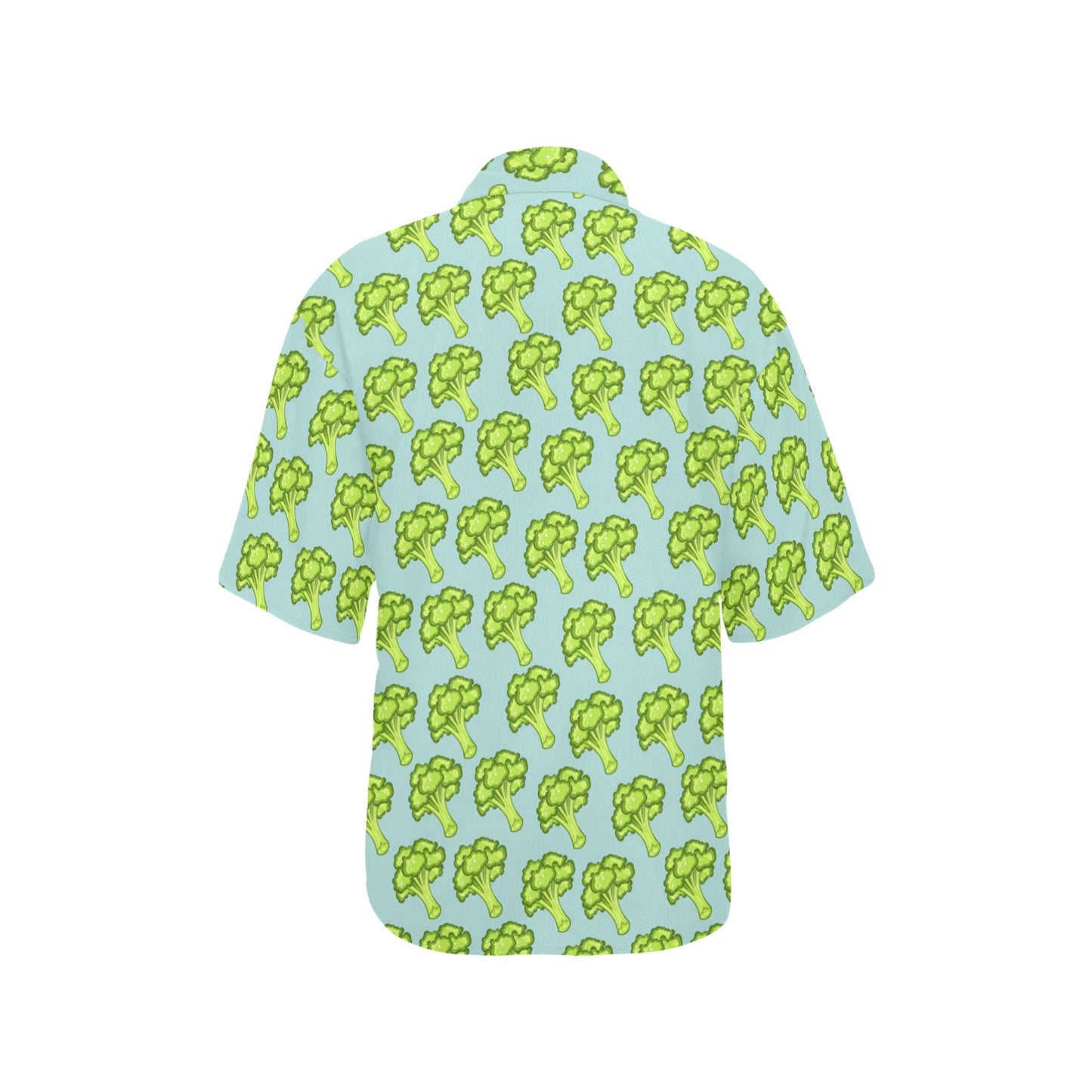 Broccoli Pattern Print Design 02 Women's Hawaiian Shirt