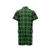 Celtic Knot Green Neon Design Men's Romper