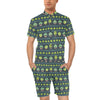 Cactus Pattern Print Design 07 Men's Romper