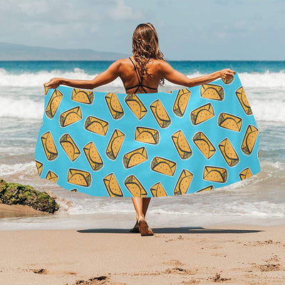 Burrito Print Design LKS301 Beach Towel 32" x 71"