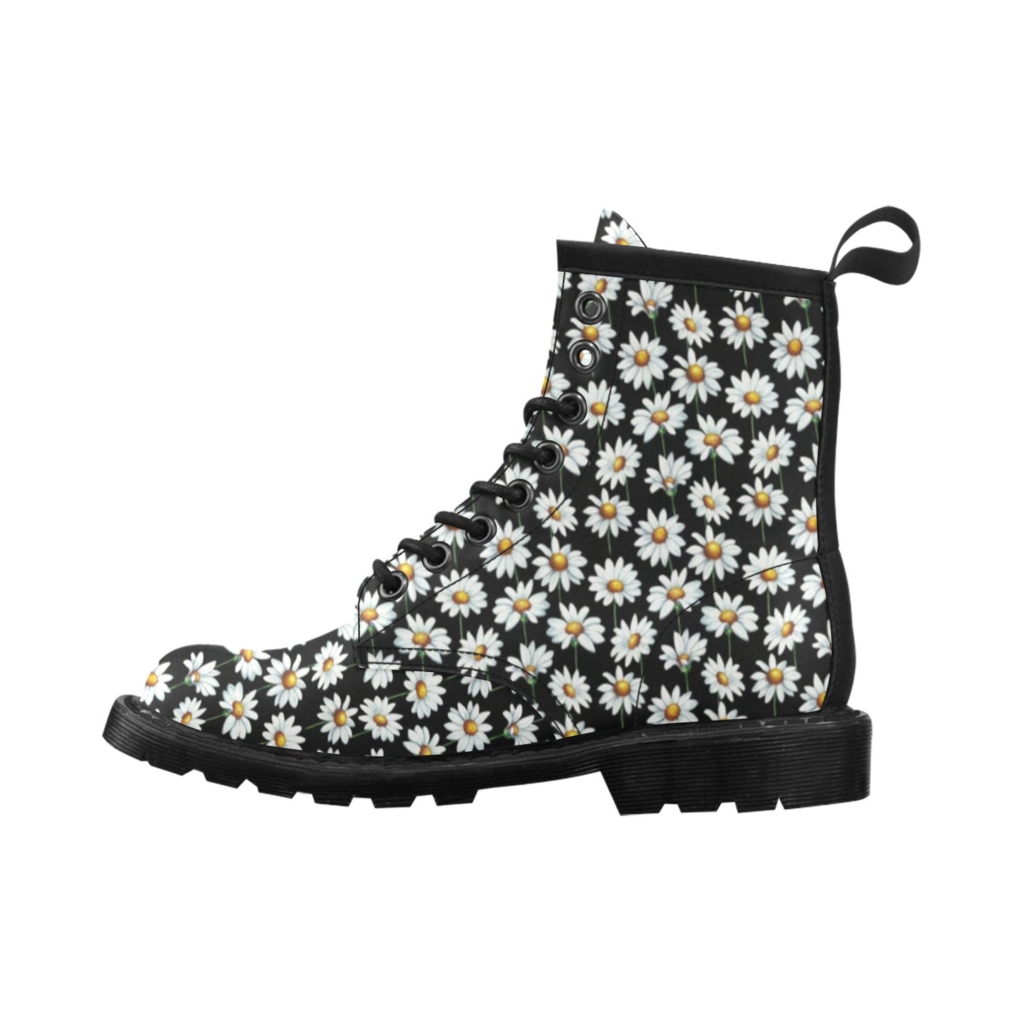 Daisy Print Pattern Women's Boots