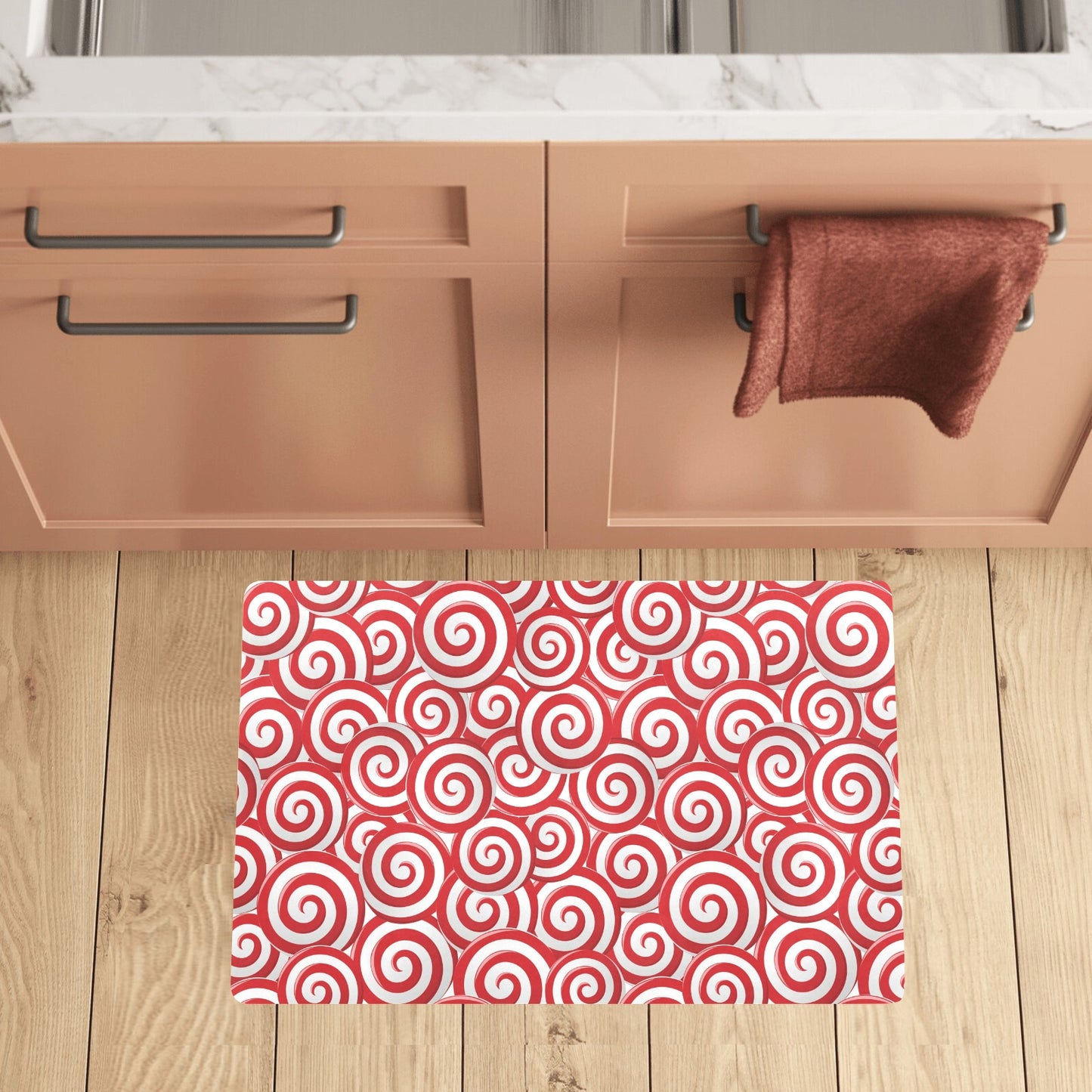 Candy Pattern Print Design 03 Kitchen Mat
