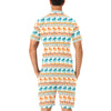 Elephant Aztec Ethnic Print Pattern Men's Romper