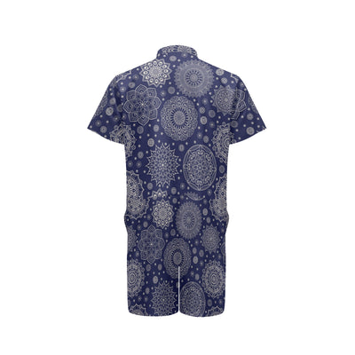 Mandala Pattern Print Design 02 Men's Romper