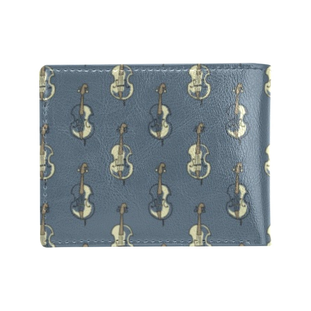 Violin Print Design LKS403 Men's ID Card Wallet