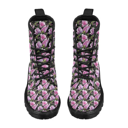 Magnolia Pattern Print Design MAG011 Women's Boots