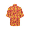 Elm Leave Autum Print Pattern Women's Hawaiian Shirt