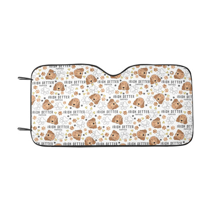 Setters Irish Print Design LKS301 Car front Windshield Sun Shade