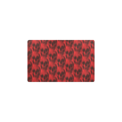 Skull Red Print Design LKS306 Kitchen Mat