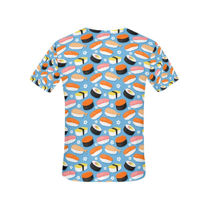 Sushi Print Design LKS304 Women's  T-shirt