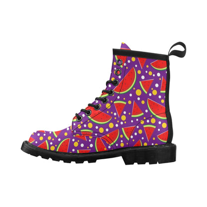 Watermelon Pattern Print Design WM010 Women's Boots
