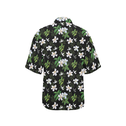 Sampaguita Print Design LKS301 Women's Hawaiian Shirt