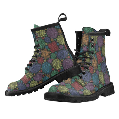 Chakra Mandala Print Pattern Women's Boots