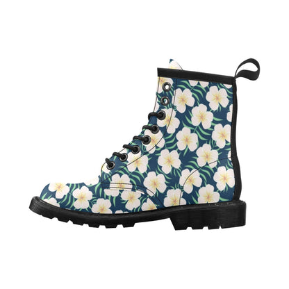 Pink Plumeria Pattern Print Design PM016 Women's Boots
