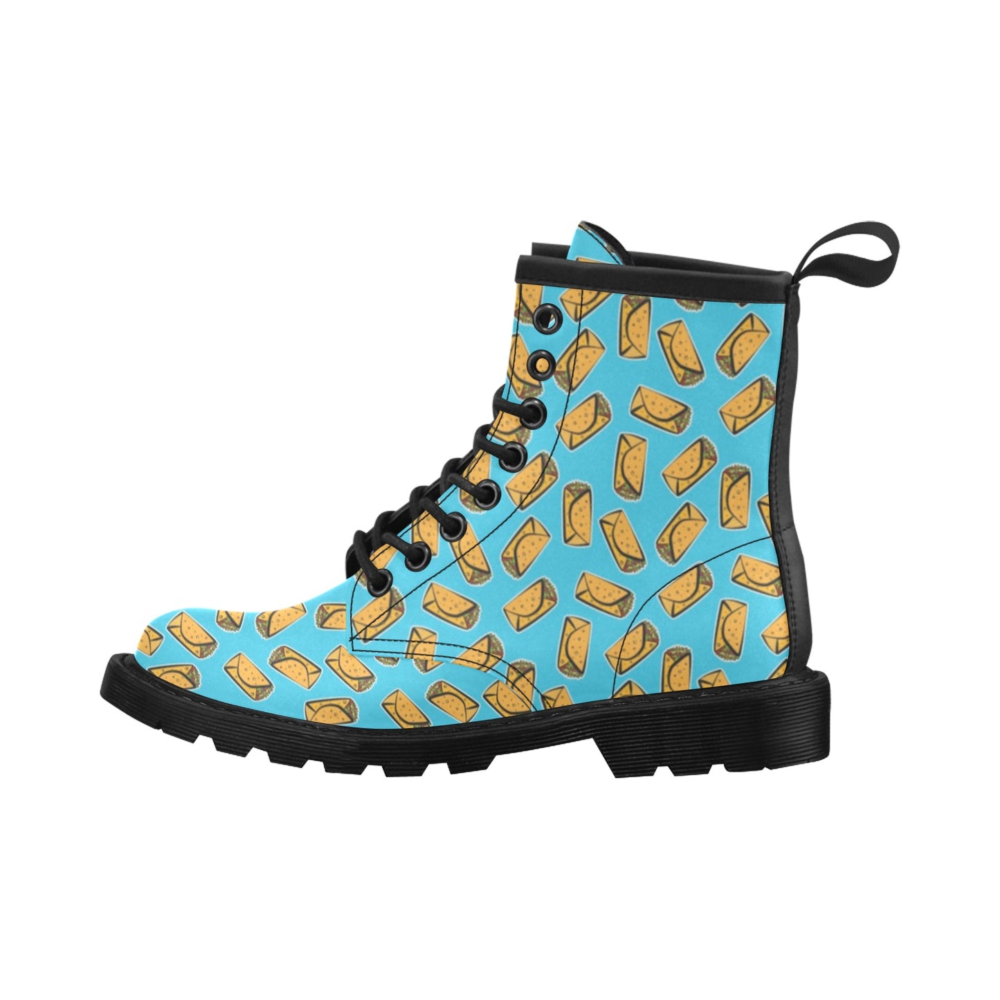 Burrito Print Design LKS301 Women's Boots