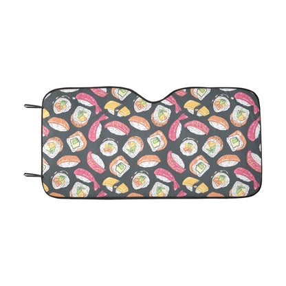 Sushi Print Design LKS306 Car front Windshield Sun Shade