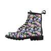 Lotus Flower Print Design Women's Boots