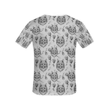 Tribal Pattern Print Design LKS306 Women's  T-shirt