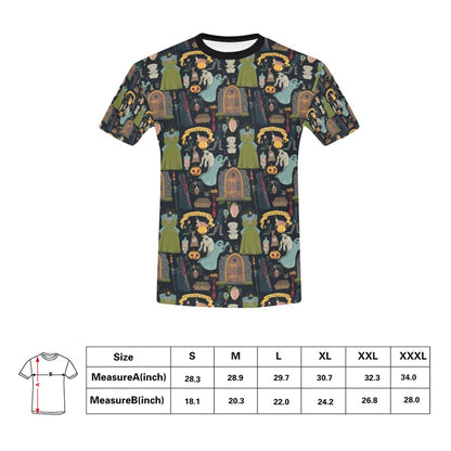 Creepy Halloween Print Design LKS304 Men's All Over Print T-shirt