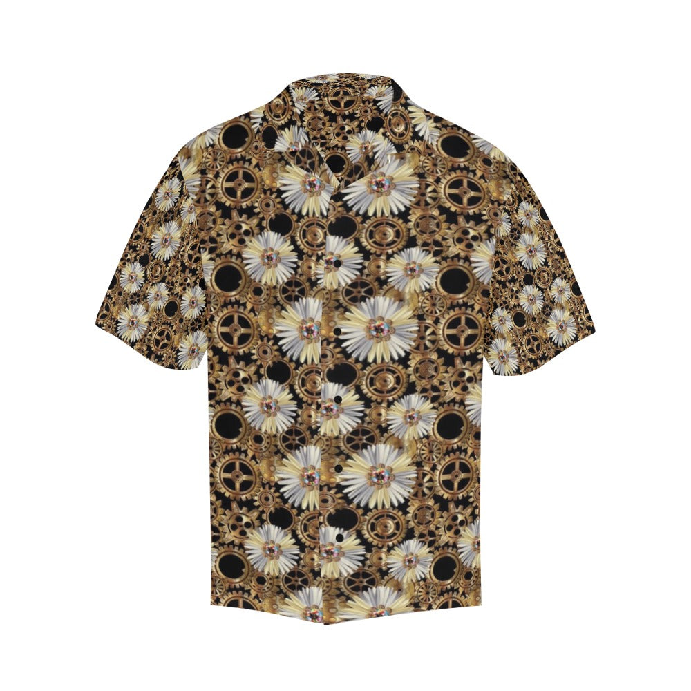 Steampunk Print Design LKS305 Men's Hawaiian Shirt
