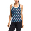 Shark Print Design LKS3010 Women's Racerback Tank Top