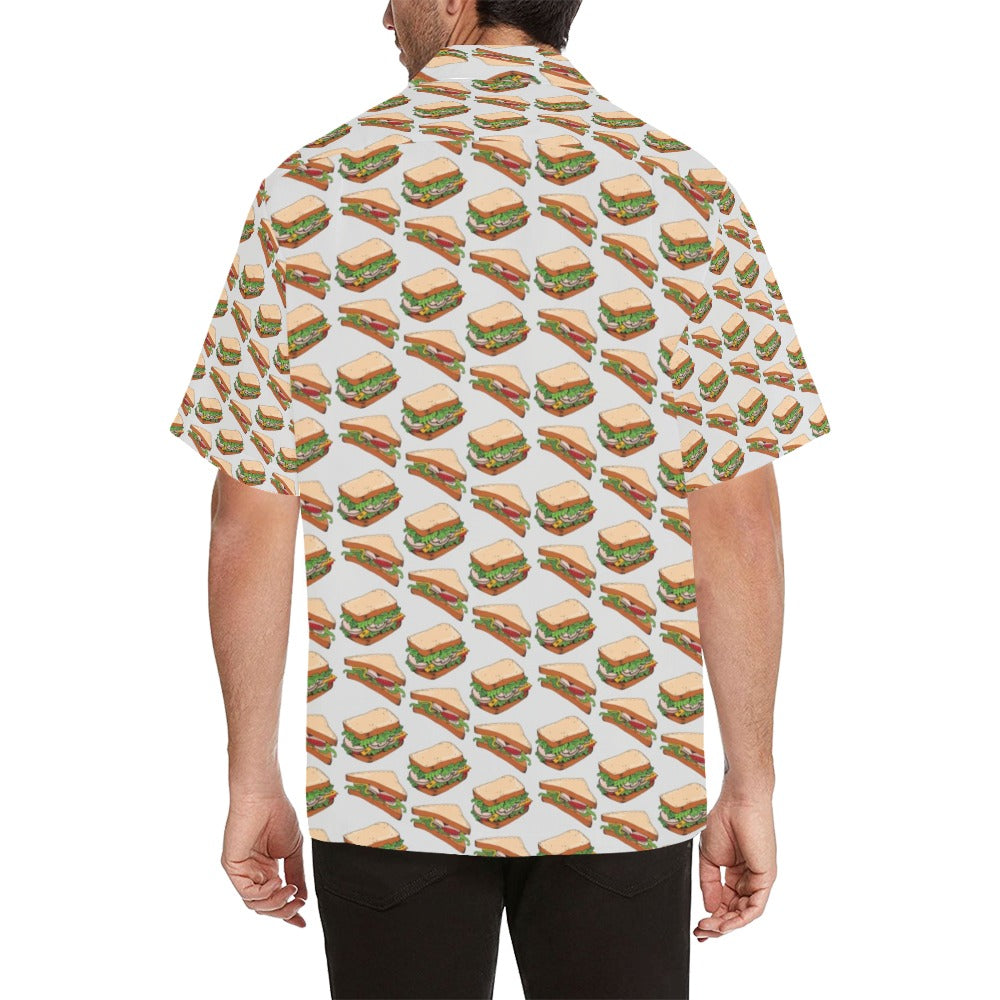 Sandwich Print Design LKS302 Men's Hawaiian Shirt