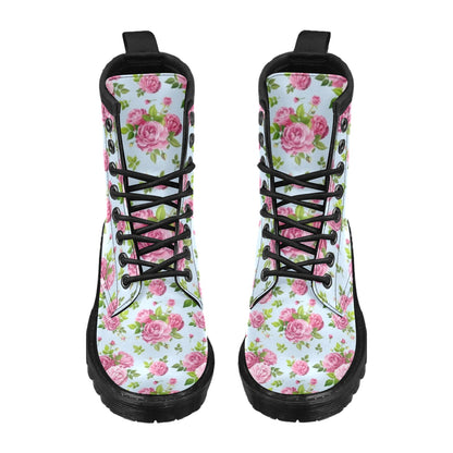 Rose Pink Pattern Print Design RO08 Women's Boots