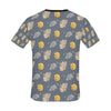 Safari Elephant Lion Print Design LKS303 Men's All Over Print T-shirt