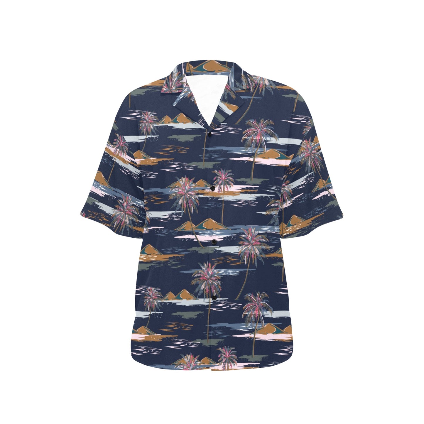 Pacific island Pattern Print Design A06 Women's Hawaiian Shirt