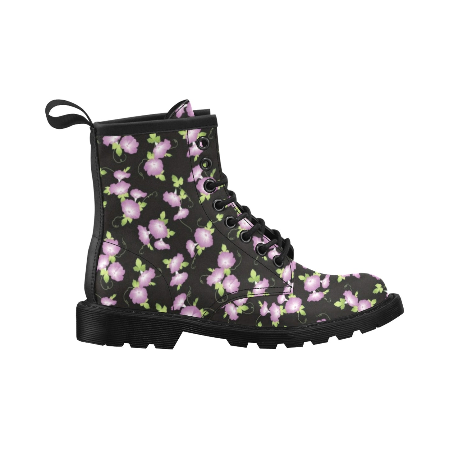 Morning Glory Pattern Print Design MG02 Women's Boots