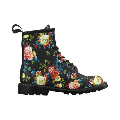 Peony Pattern Print Design PE07 Women's Boots