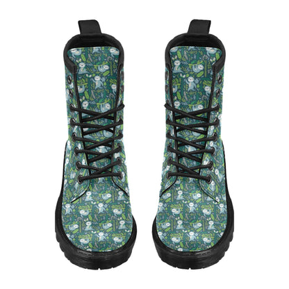 Sloth Print Design LKS304 Women's Boots