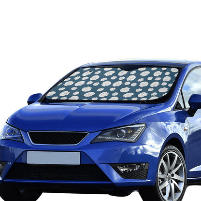 Seashell Print Design LKS3012 Car front Windshield Sun Shade