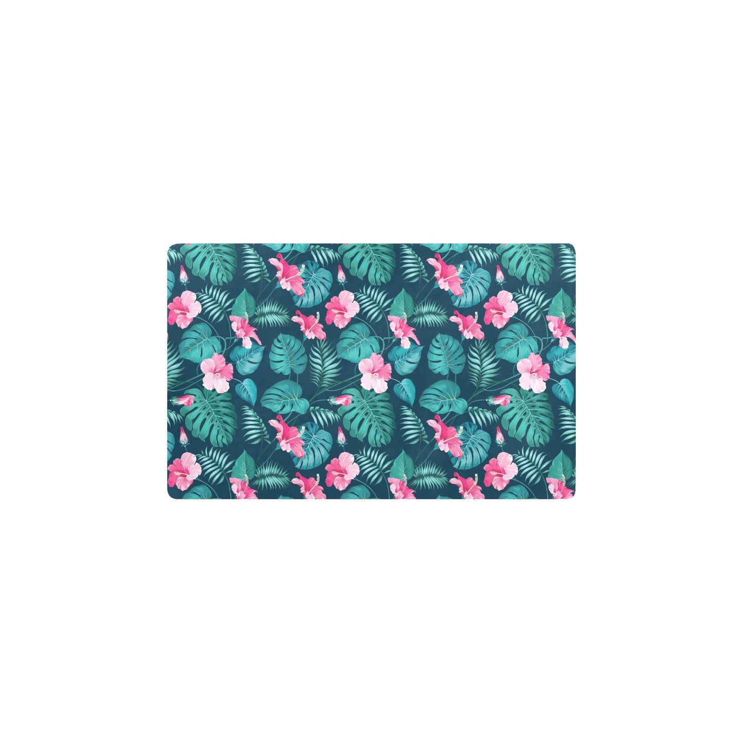 Summer Floral Print Design LKS301 Kitchen Mat