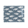 Shark Print Design LKS305 Men's ID Card Wallet