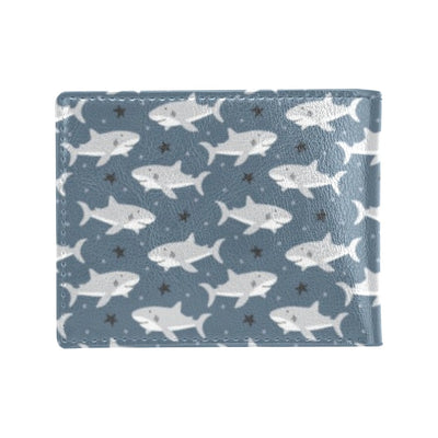 Shark Print Design LKS305 Men's ID Card Wallet