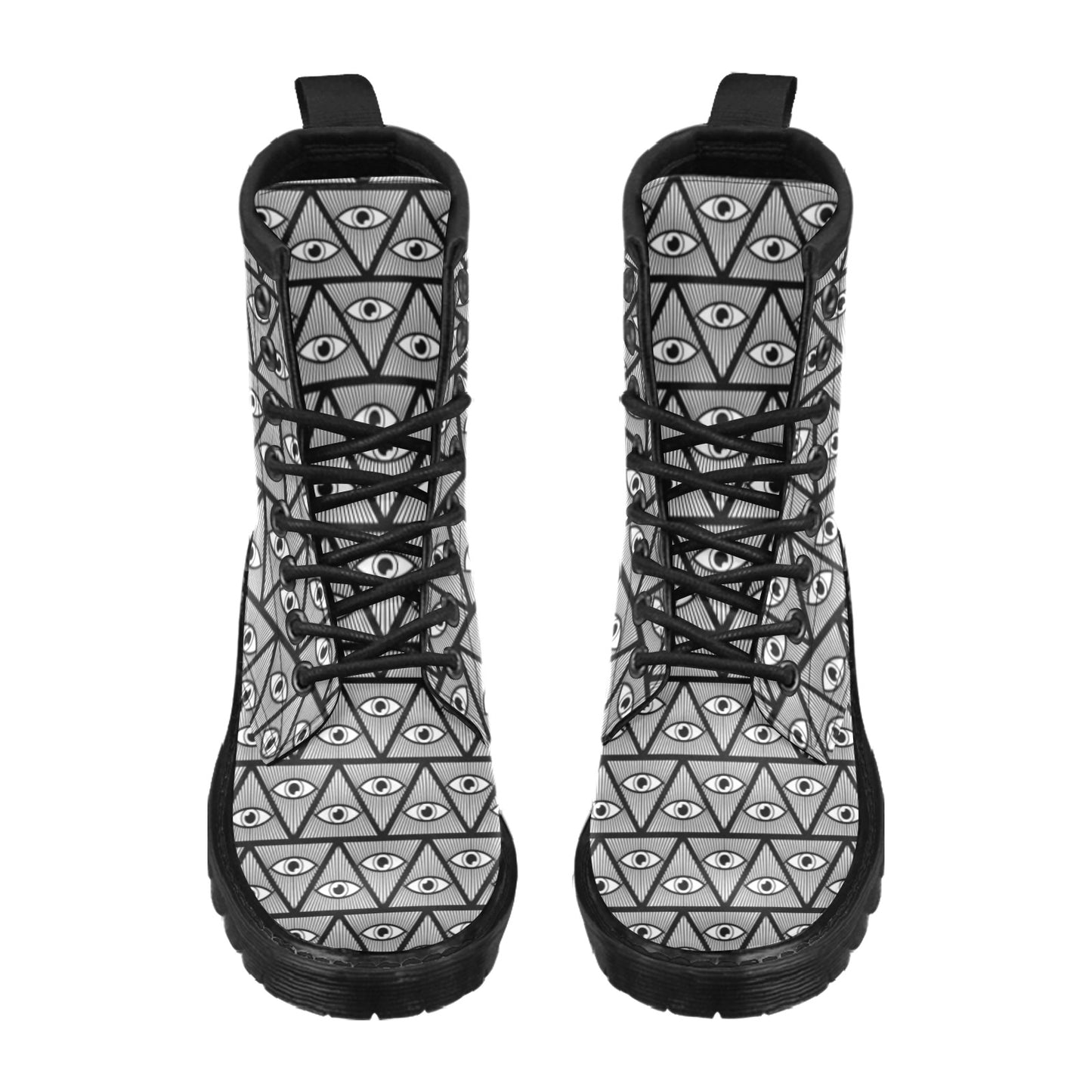 Third Eye Pattern Print Design LKS304 Women's Boots