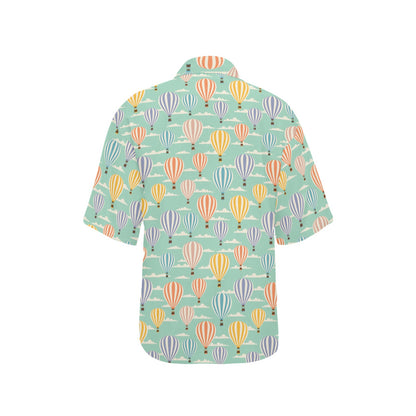 Ballon Pattern Print Design 01 Women's Hawaiian Shirt
