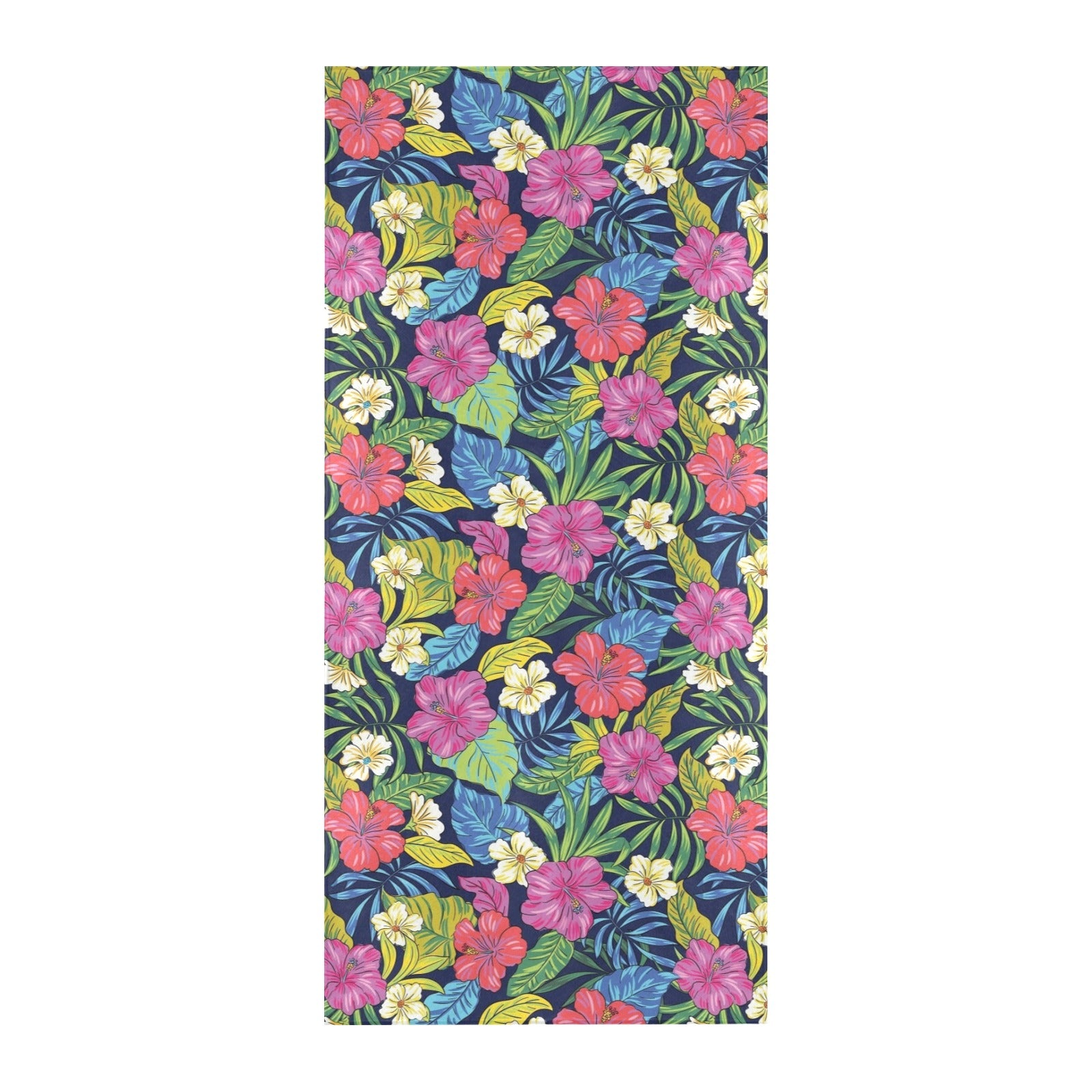 Hibiscus Print Design LKS3010 Beach Towel 32" x 71"