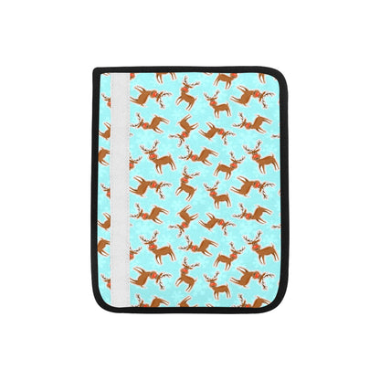 Reindeer Print Design LKS403 Car Seat Belt Cover