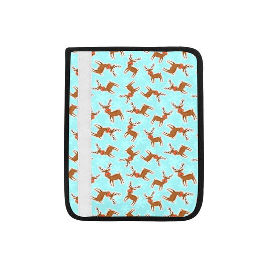 Reindeer Print Design LKS403 Car Seat Belt Cover