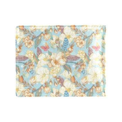 Summer Floral Print Design LKS302 Men's ID Card Wallet