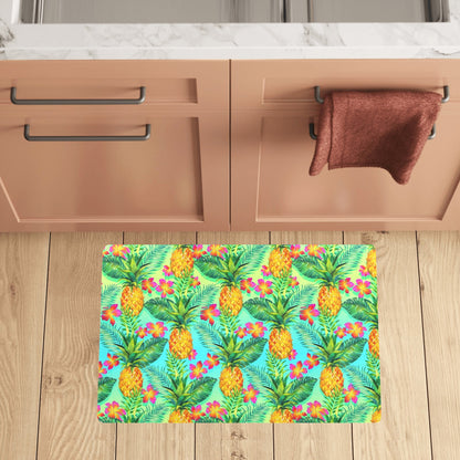 Pineapple Pattern Print Design PP010 Kitchen Mat