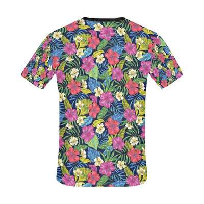 Hibiscus Print Design LKS3010 Men's All Over Print T-shirt