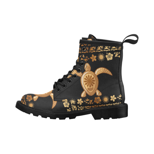 Tribal Sea turtle Polynesian Hawaiian Women's Boots