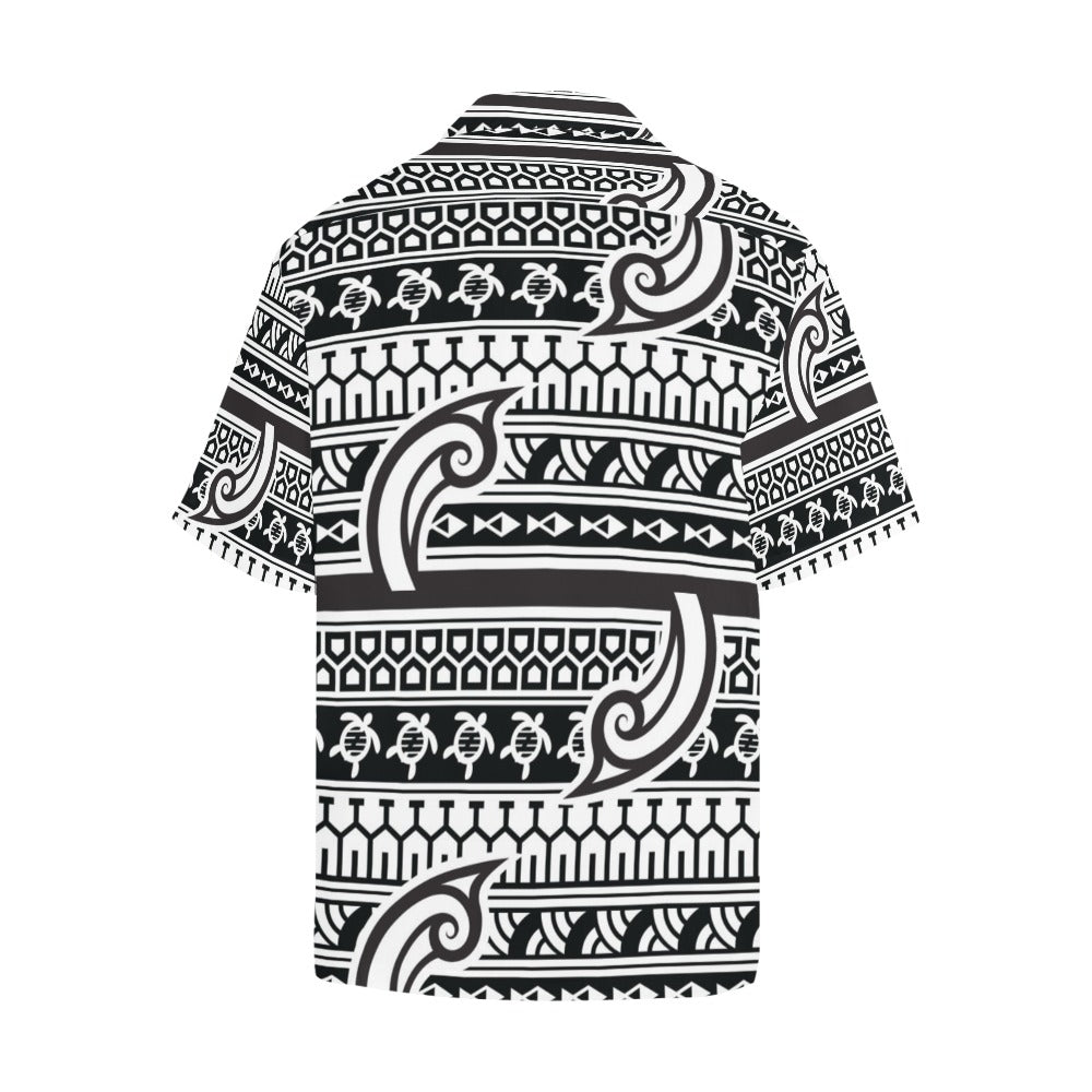 Samoan Style Print Design LKS305 Men's Hawaiian Shirt
