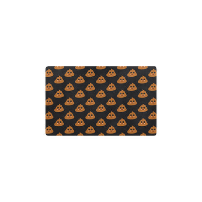 Poop Emoji Pattern Print Design A01 Kitchen Mat