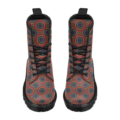 Bohemian Mandala Style Print Women's Boots