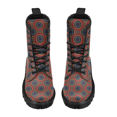 Bohemian Mandala Style Print Women's Boots