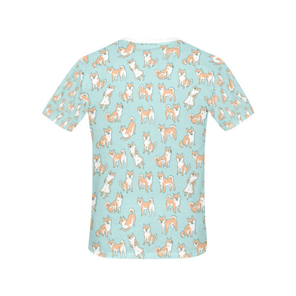Shiba Inu Print Design LKS304 Women's  T-shirt